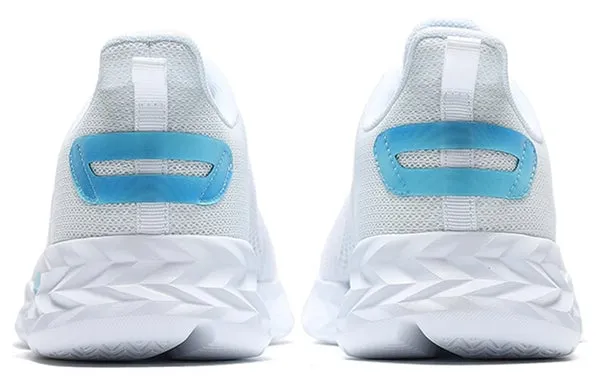 361 Degrees QU!K Light Breathable Running Shoes 'White Blue', white