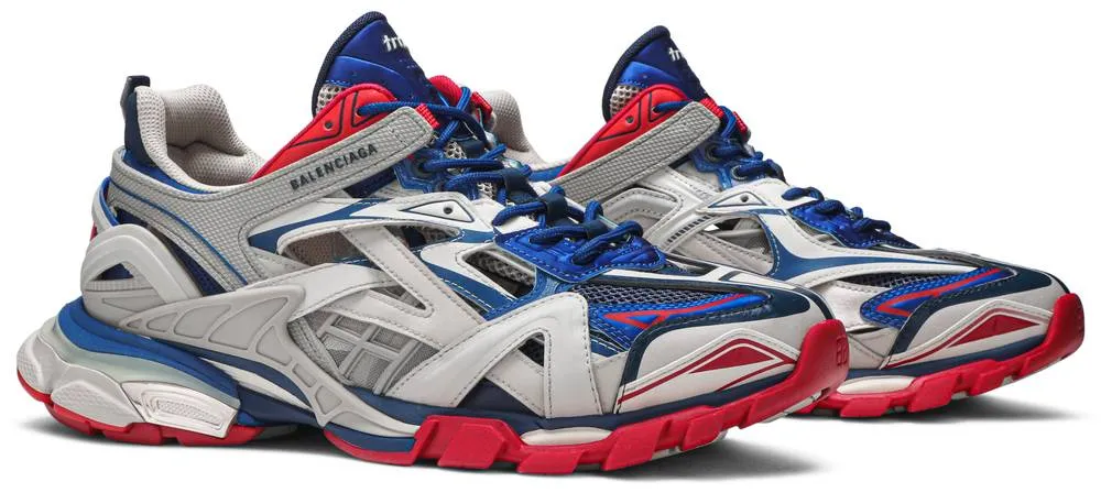 Balenciaga Track 2 Beige Blue Red (Size UK9/US10)