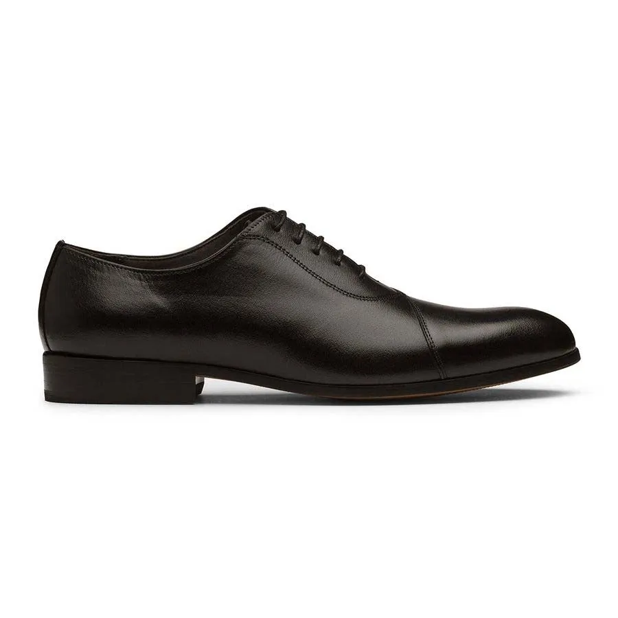 Black Assymetrical Oxfords