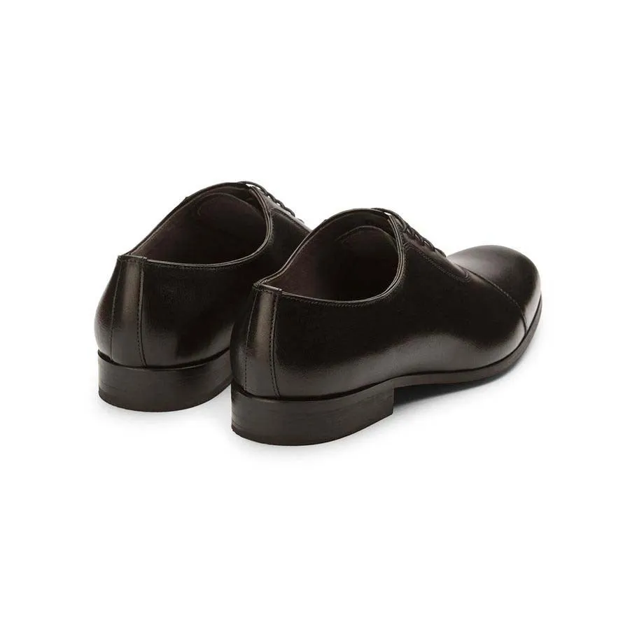 Black Assymetrical Oxfords