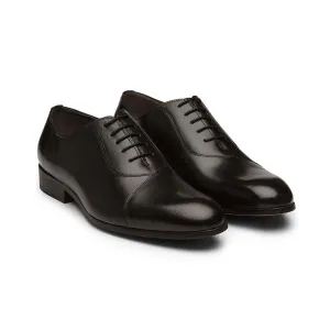 Black Assymetrical Oxfords