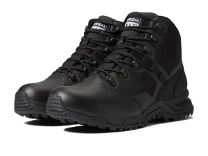 Boots Original S. Alpha Fury 6" Side Zip Leather Toe Waterproof, black