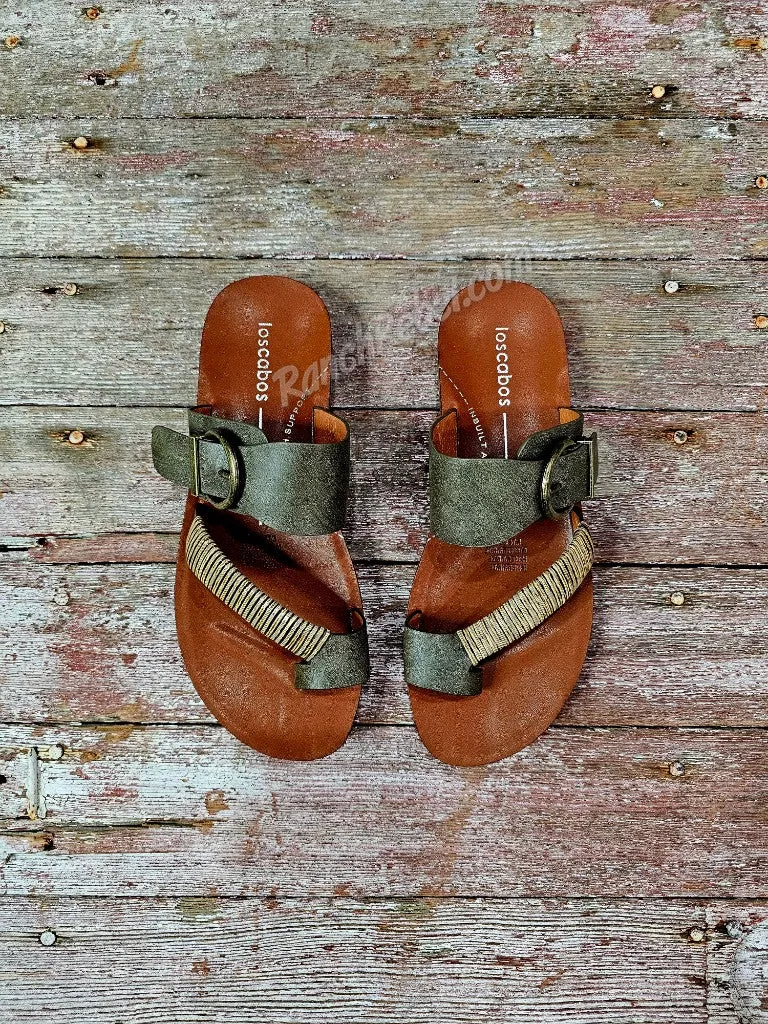 Bria Sandal in Khaki #5532
