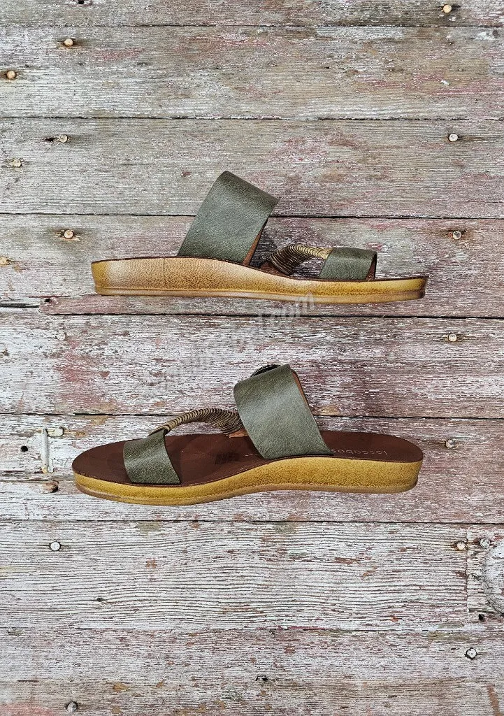 Bria Sandal in Khaki #5532