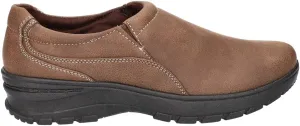 by Easy Street Womens Jayn Slip-Resistant Soft Toe Work Safety Shoes Casual - Brown - Size 9 M
