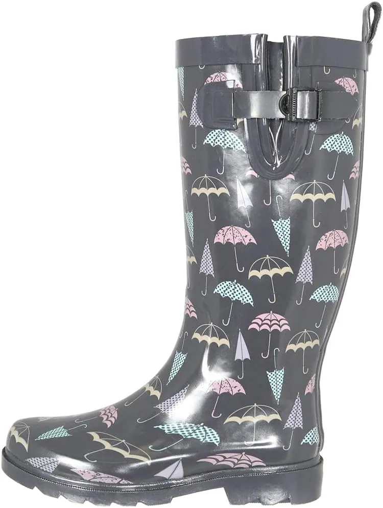 Capelli New York Ladies Tall Cozy Lined Rain Boots