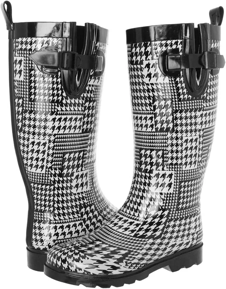 Capelli New York Ladies Tall Cozy Lined Rain Boots