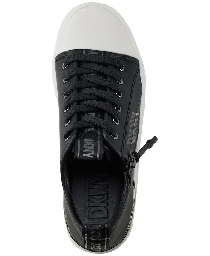 Chaney Women's Lace-up Zip Sneakers DKNY Black