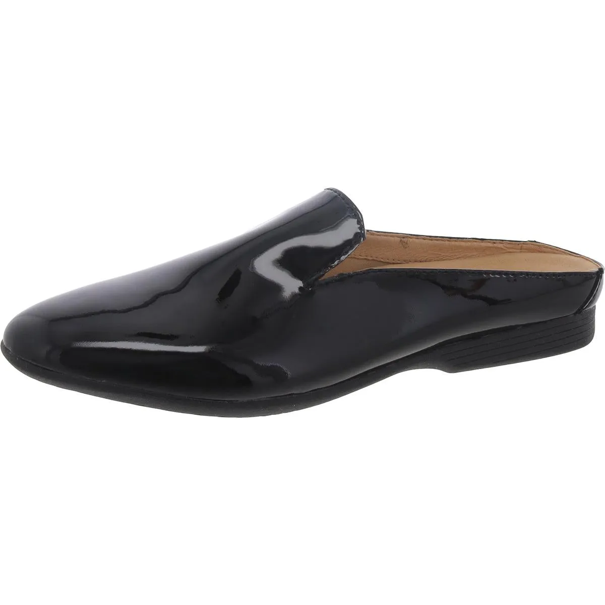 Dansko Womens Lexie Patent Leather Slip-On Mules