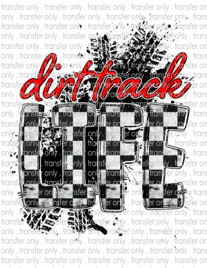 Dirt Track Racing - Waterslide, Sublimation Transfers