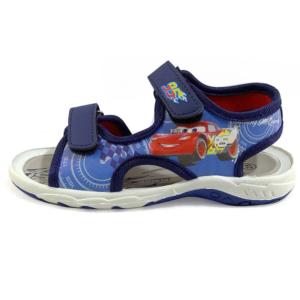 Disney Cars Lightning Mcqueen Boys Sandals Dark Blue