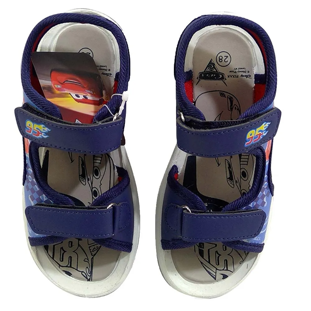 Disney Cars Lightning Mcqueen Boys Sandals Dark Blue