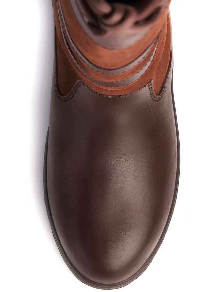 DUBARRY Galway Waterproof Leather Country Boots - Walnut