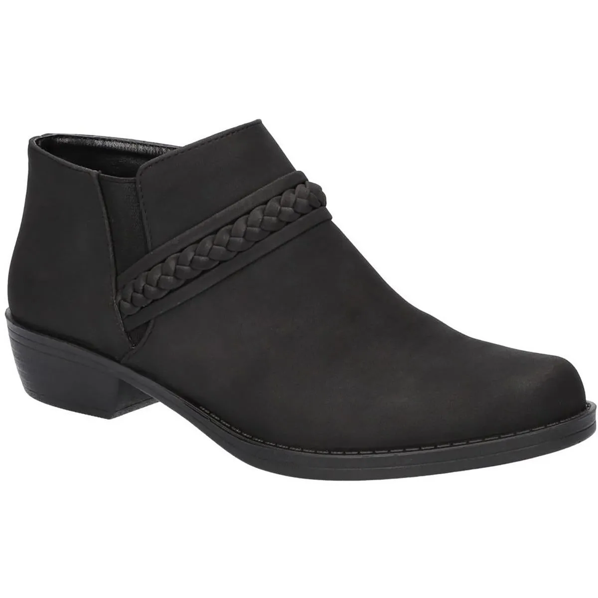 Easy Street Womens Jalia Laceless Slip On Booties