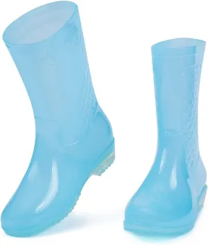 Fiedaz Rain Boots for Women Waterproof Garden Boots Anti-Slip Rain Boots Ladies Candy Color Lightweight Boots