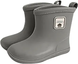 IWIHMIV Raining Boots for Kids Non Slip Waterproof Rubber Boots Outdoor Toddler Boys Girls Lightweight Rain Boots