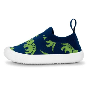 Jan & Jul Triceratops Graphic Knit Toddler Shoe