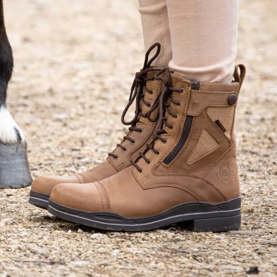 Mocha Kentucky Storm Waterproof Jodhpur Riding Boots - Durable and Stylish Equestrian Footwear
