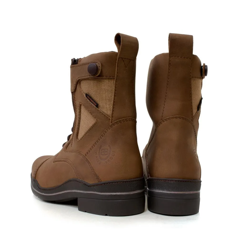 Mocha Kentucky Storm Waterproof Jodhpur Riding Boots - Durable and Stylish Equestrian Footwear