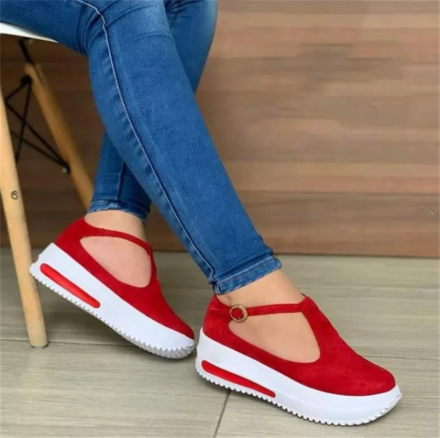 Ladmiple Sandals Women Dressy Summer Comfy Slip On Flip Flops Platform Sandal Causal Travel Ankle Buckle Orthopedic Shoe