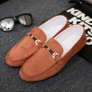 Men's PU Leather Loafers | Casual Lightweight Slip On Shoes