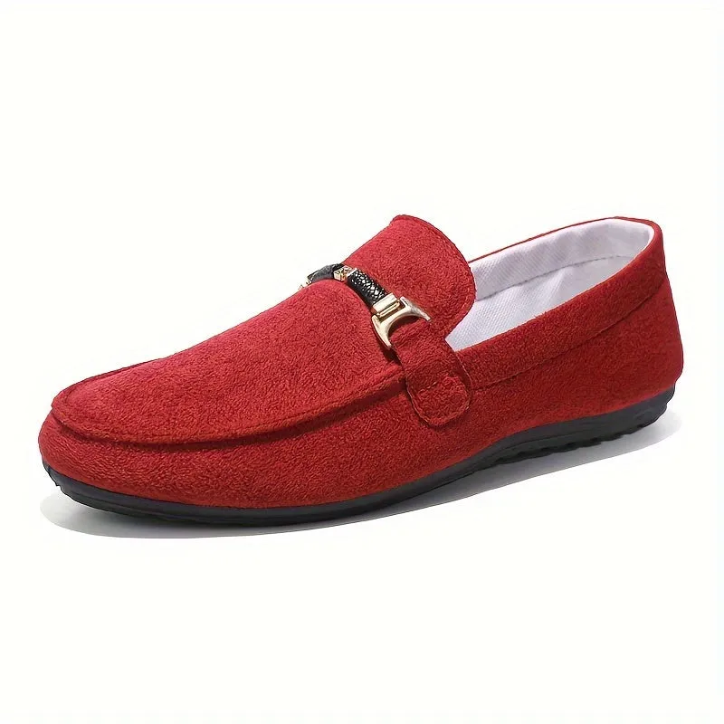 Men's PU Leather Loafers | Casual Lightweight Slip On Shoes