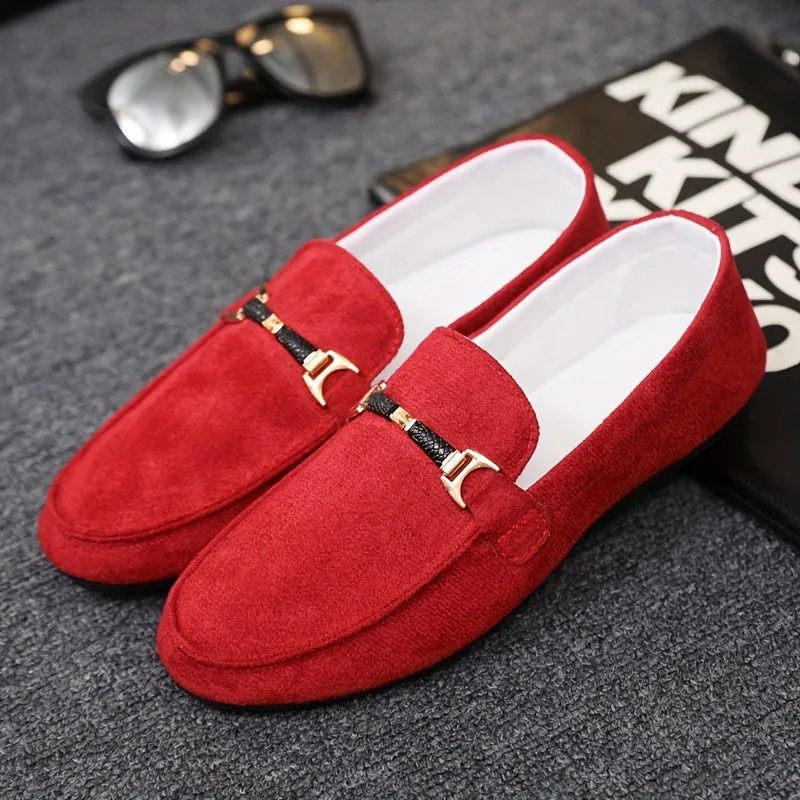Men's PU Leather Loafers | Casual Lightweight Slip On Shoes