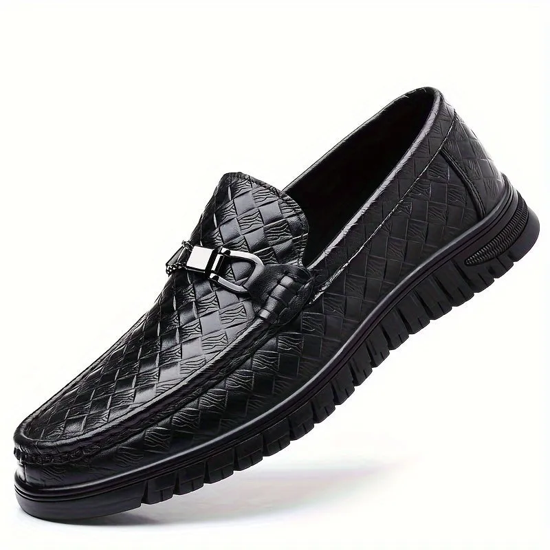 Mens Sleek Business Casual SlipOn Loafers