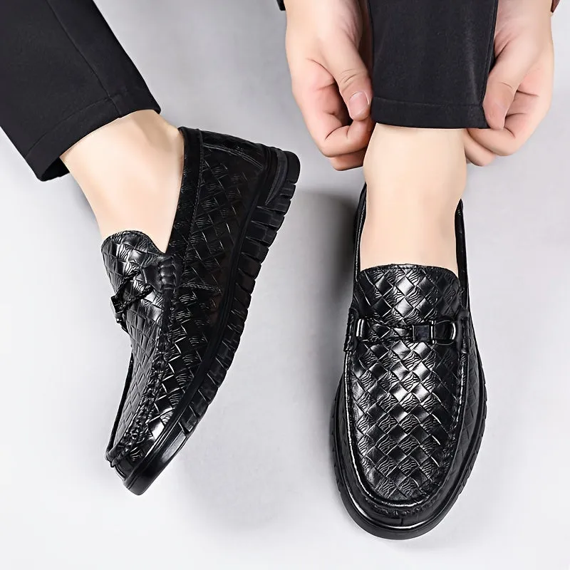 Mens Sleek Business Casual SlipOn Loafers