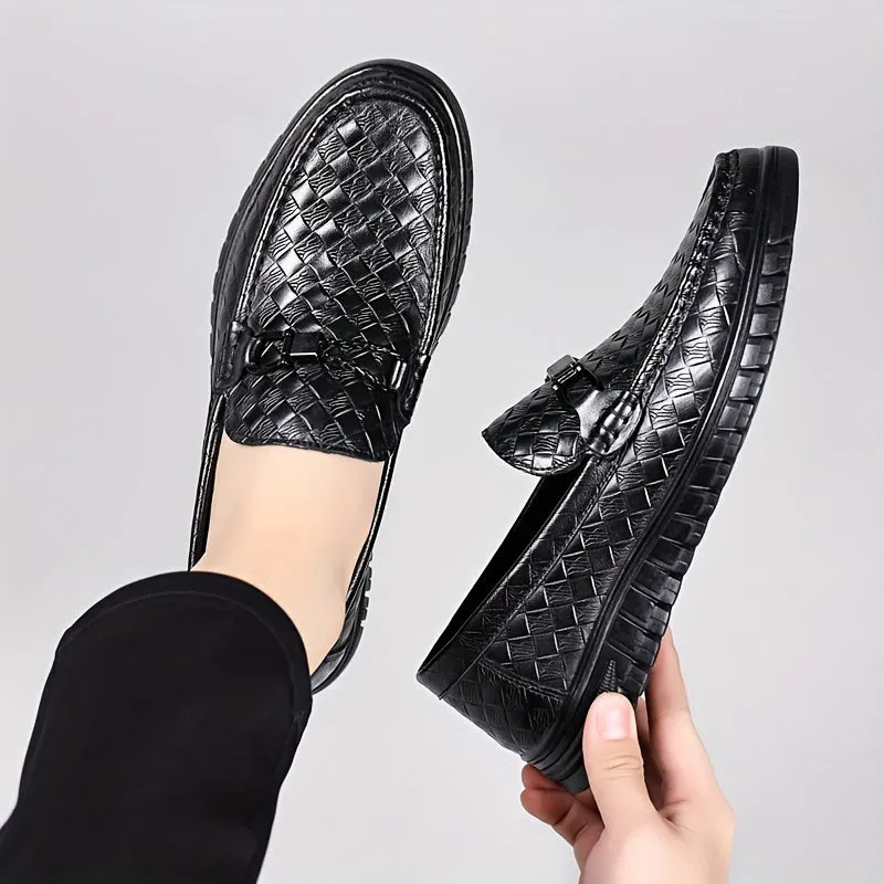Mens Sleek Business Casual SlipOn Loafers