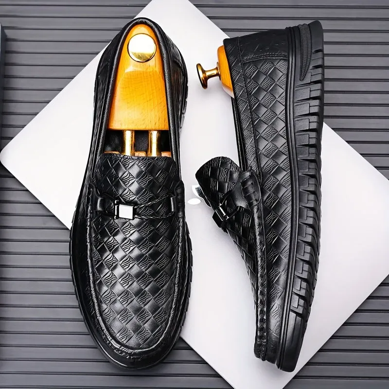 Mens Sleek Business Casual SlipOn Loafers