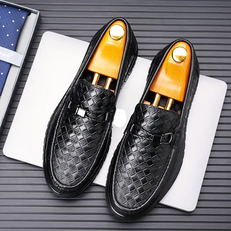 Mens Sleek Business Casual SlipOn Loafers