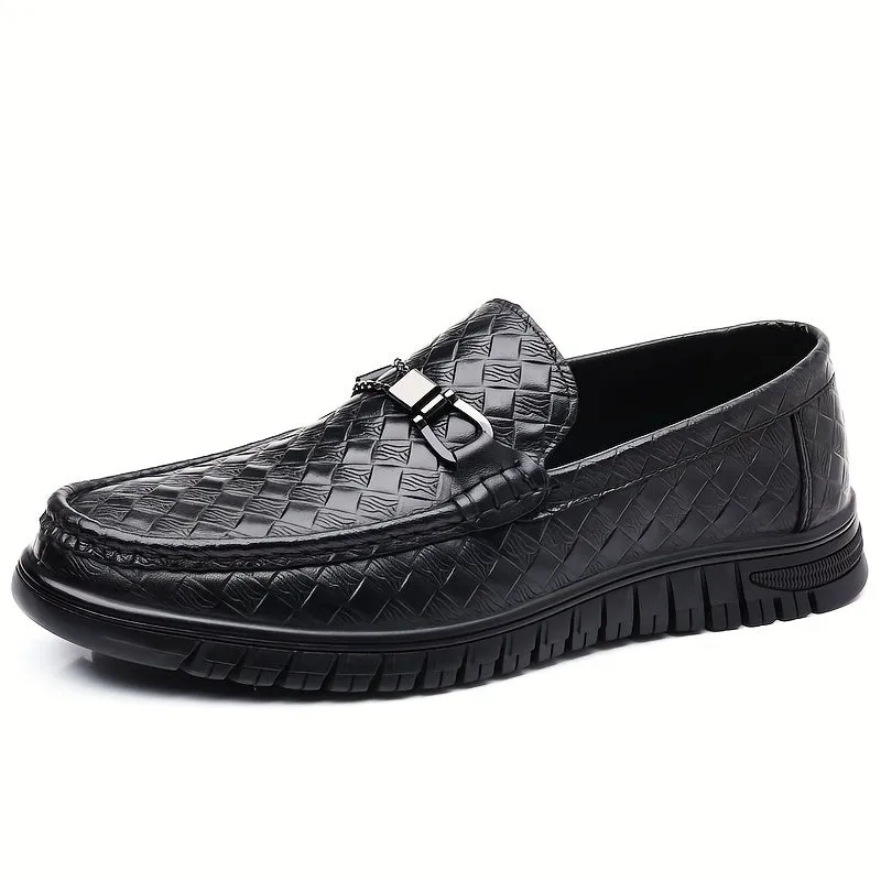 Mens Sleek Business Casual SlipOn Loafers