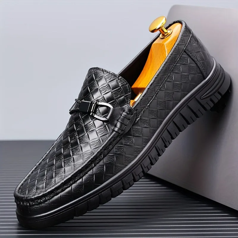 Mens Sleek Business Casual SlipOn Loafers