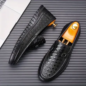 Mens Sleek Business Casual SlipOn Loafers