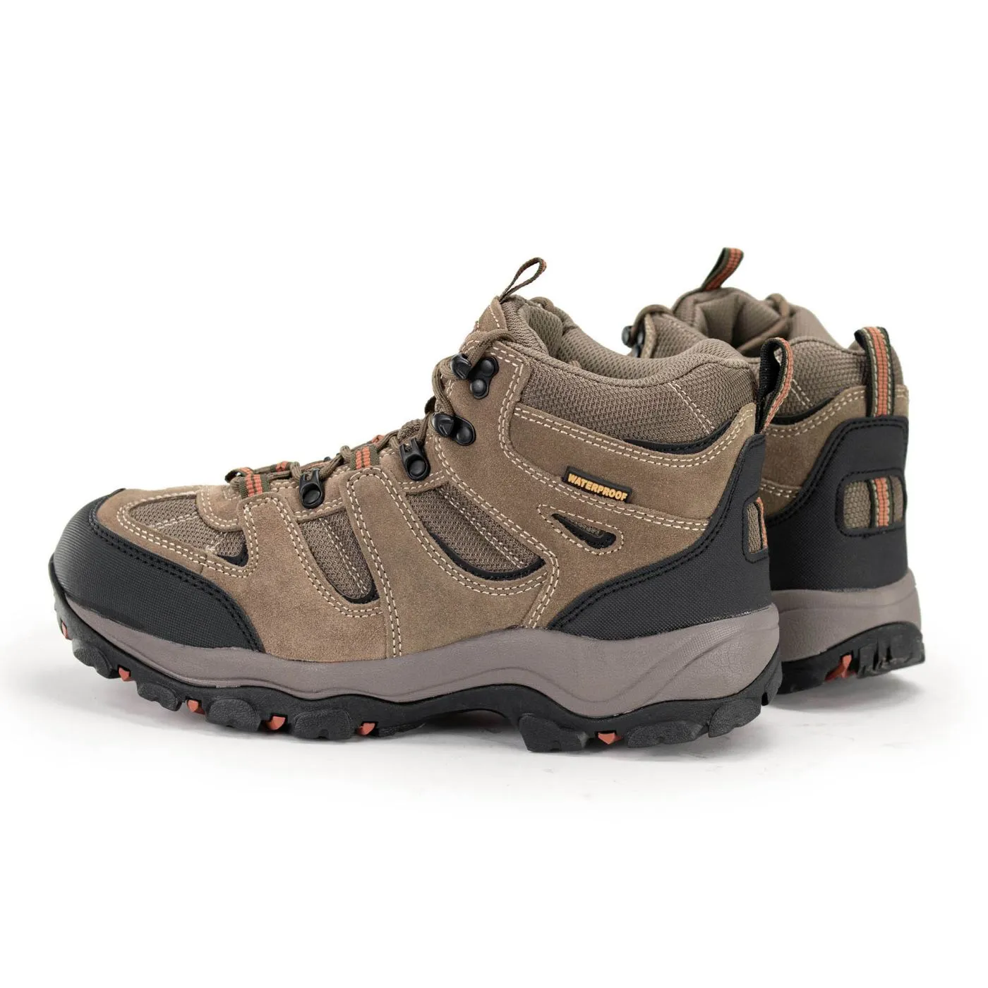 Milwaukee Leather Men's Brown Suede Lace-Up Waterproof Outdoor Hiking