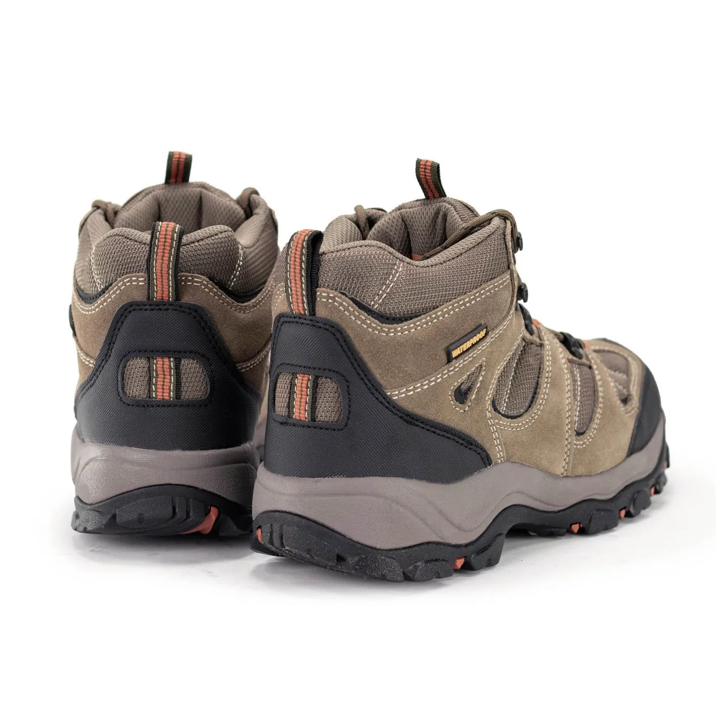 Milwaukee Leather Men's Brown Suede Lace-Up Waterproof Outdoor Hiking