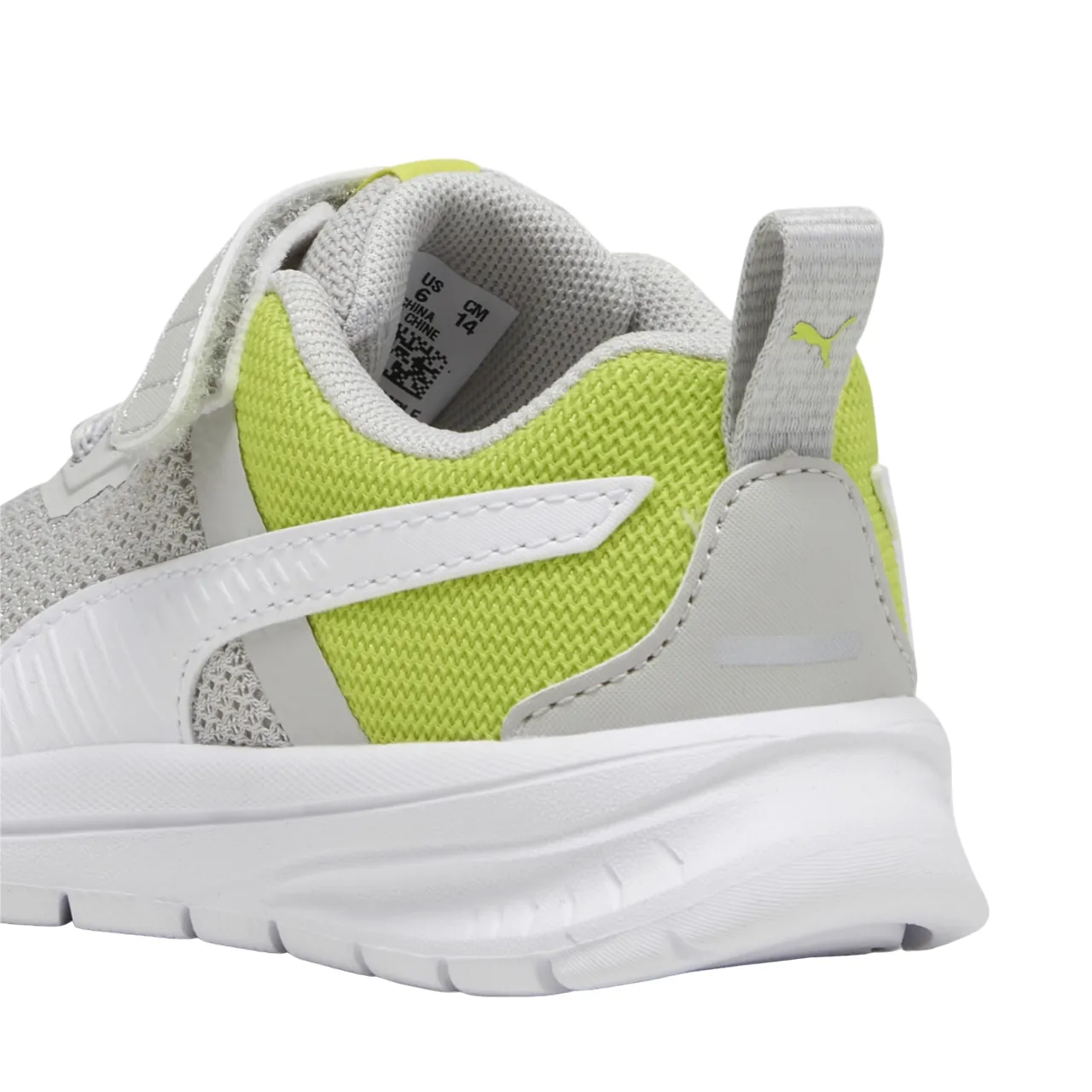 Puma children's sneakers shoe Elolve Run Mesch 386240-10 grey-white