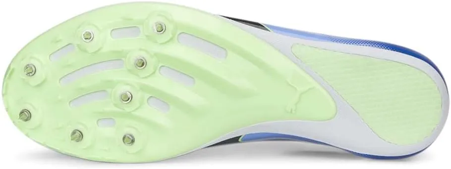 PUMA Men's Evospeed Sprint Track and Field Shoes, Sun Stream-Sunset Glow-Black, 14