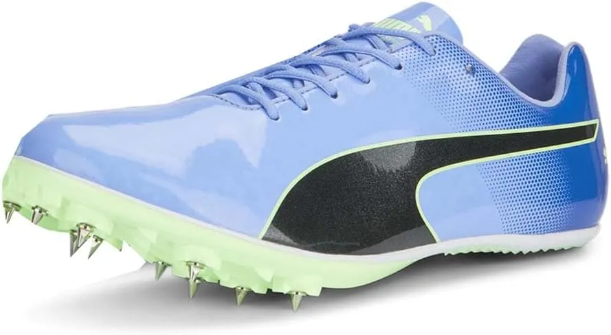 PUMA Men's Evospeed Sprint Track and Field Shoes, Sun Stream-Sunset Glow-Black, 14