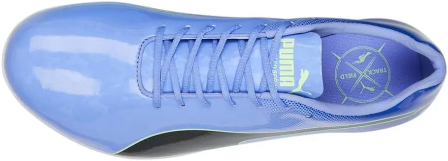 PUMA Men's Evospeed Sprint Track and Field Shoes, Sun Stream-Sunset Glow-Black, 14