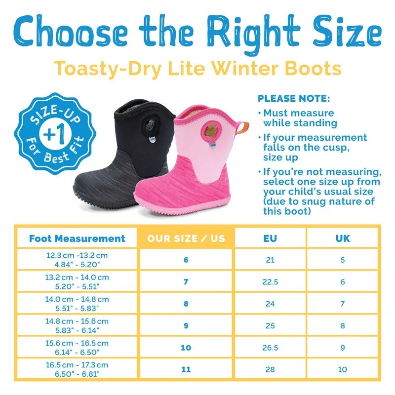 Toasty-Dry Lite Winter Boots | Pink Birch