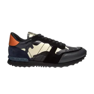 Valentino Garavani Men's Rockrunner Sneakers - CAMO/BLACK ORANGE