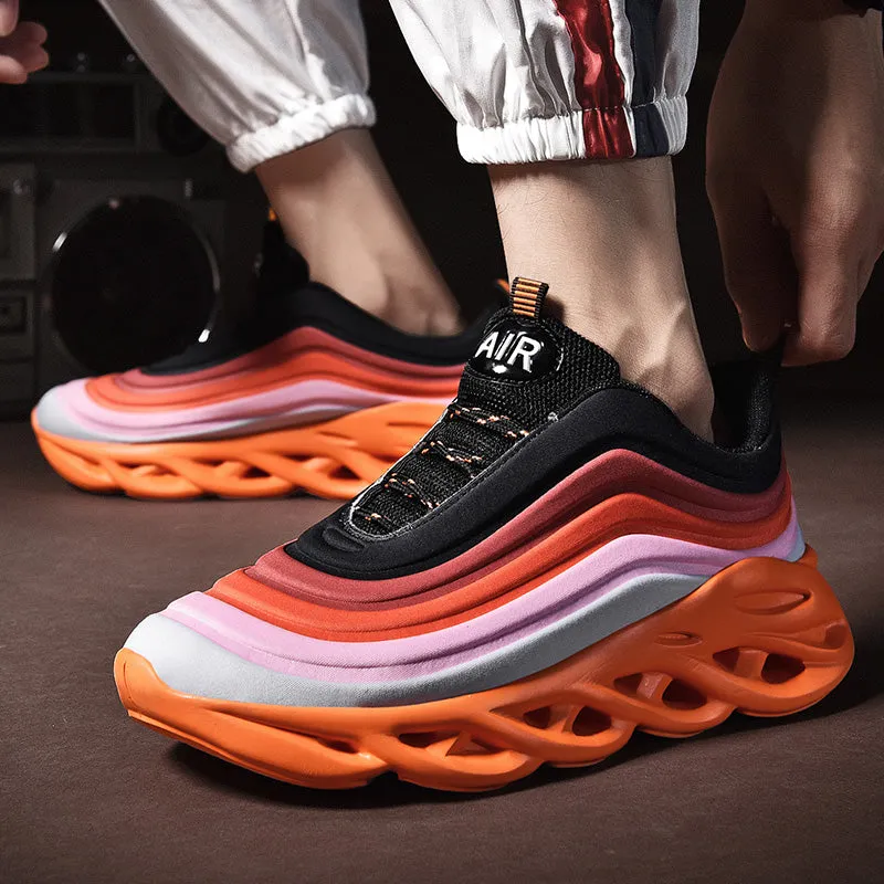 Wave Design Sneakers