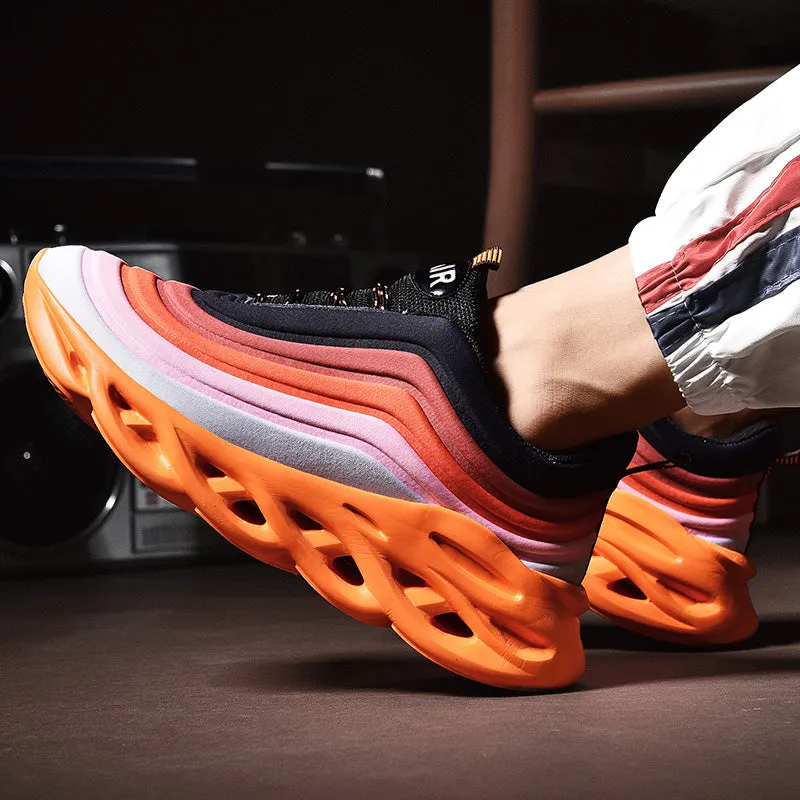 Wave Design Sneakers