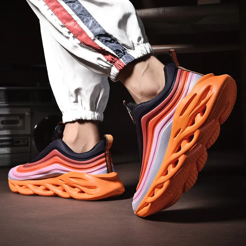 Wave Design Sneakers