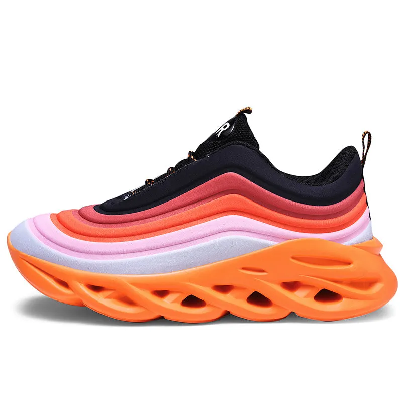 Wave Design Sneakers