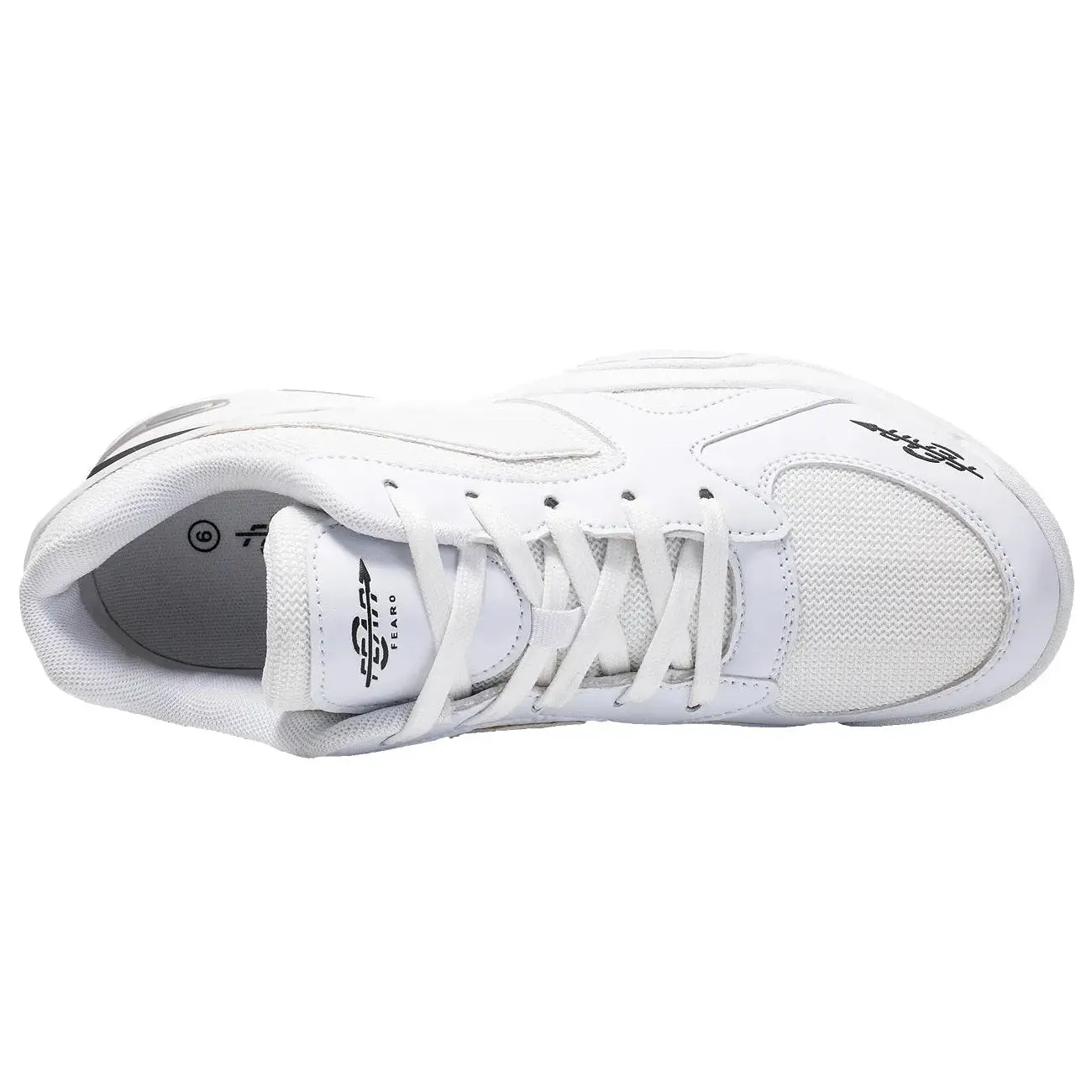 White High Arch Firm Support Walking Shoes