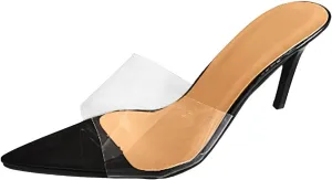 Women Sexy Fish Mouth High Heeled Sandals Wear Solid Color High Heeled Slippers High Wedge Sandals Women Closed Toe