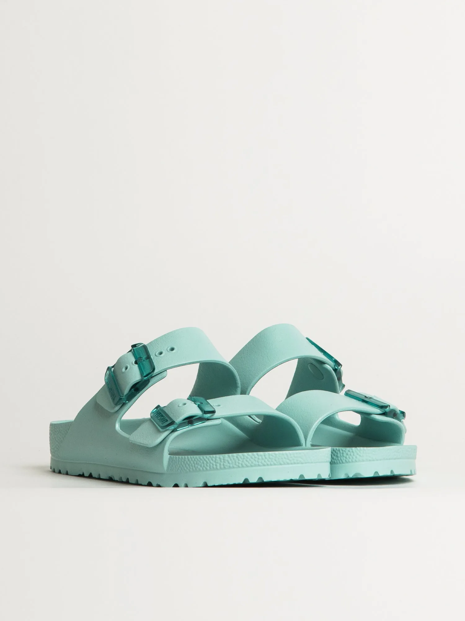 WOMENS BIRKENSTOCK ARIZONA STEALTH EVA SANDALS - AQUA